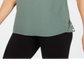 Top feminino com ilhós e acabamento em ilhós, verde, tamanho extragrande, da coleção JM
