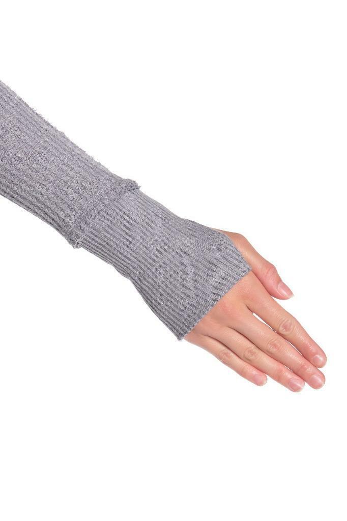 Free People North Shore Thermal Cinza Feminino Tamanho X-S