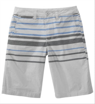 Univibe Big Boy's Sector Regular Fit Checker Stripe Shorts Gray Size 14