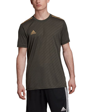 Camisa Adidas Fitness Jacquard Masculina Verde Tamanho XXL