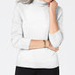 Karen Scott Suéter Feminino Luxsoft Gola Alta Branco Tamanho Pequeno G