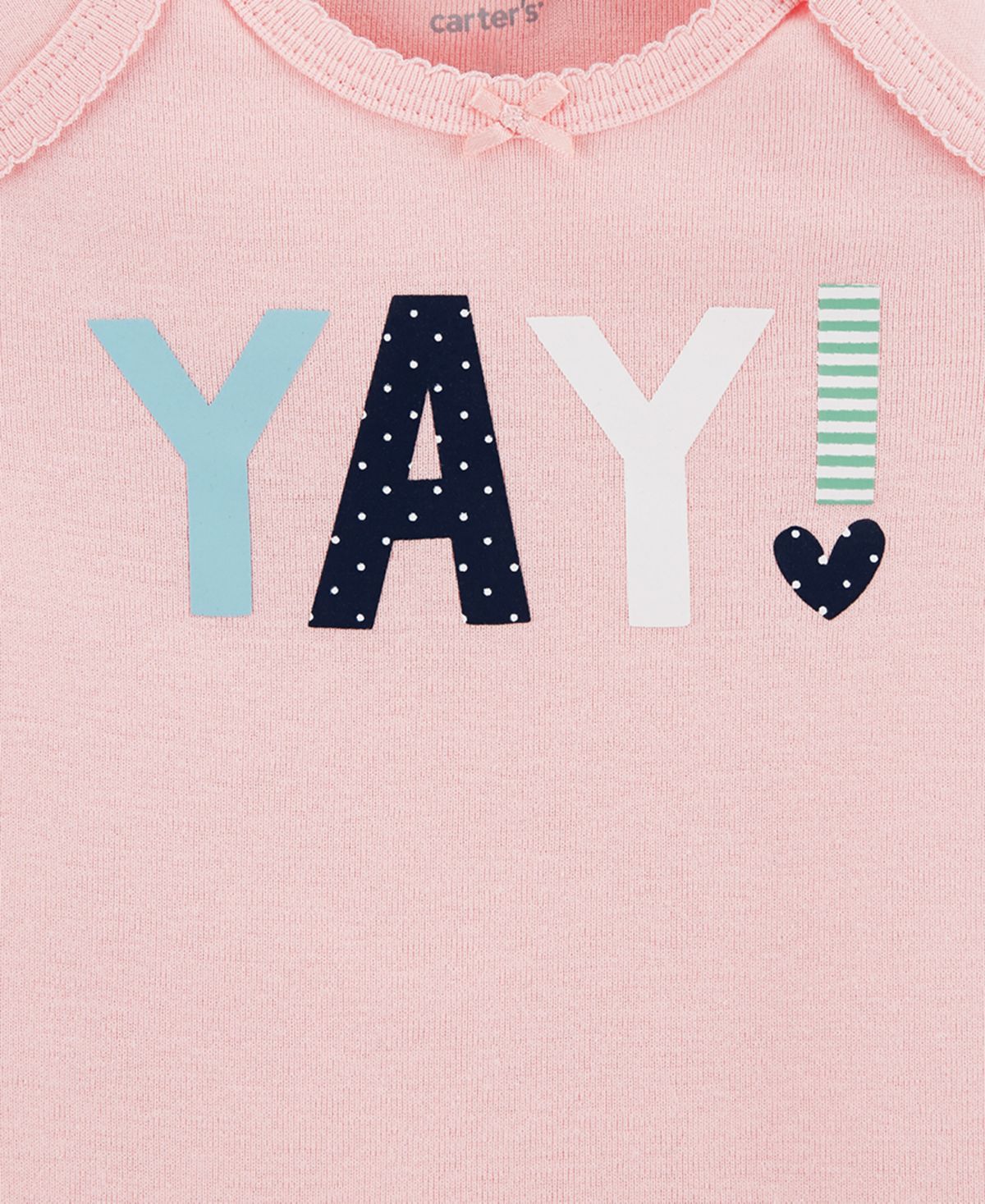 Pacote com 5 macacões estampados Carter's Baby Girl, cinza, tamanho 12 meses