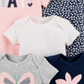 Pacote com 5 macacões estampados Carter's Baby Girl, cinza, tamanho 12 meses