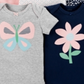 Pacote com 5 macacões estampados Carter's Baby Girl, cinza, tamanho 12 meses