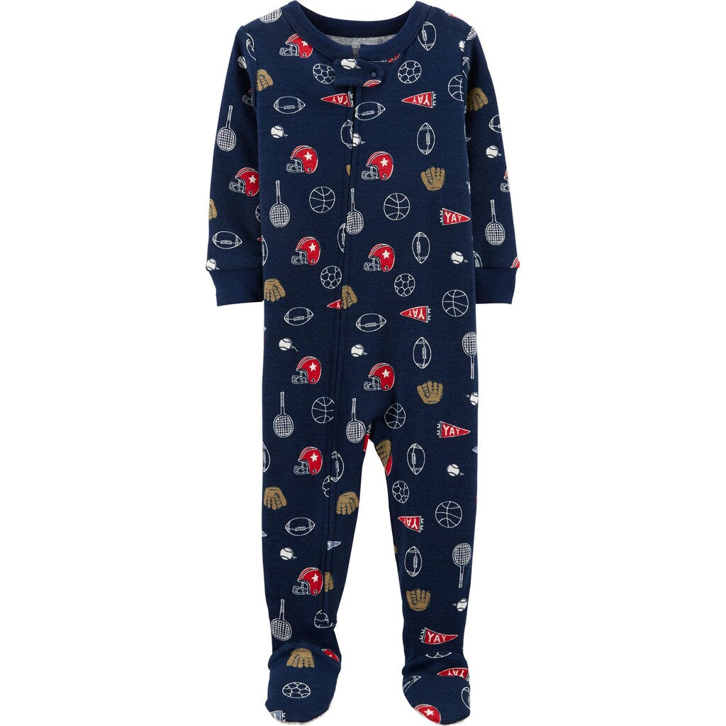 Carter's Boy's PRINT Algodão Sport Azul Tamanho 24MOS