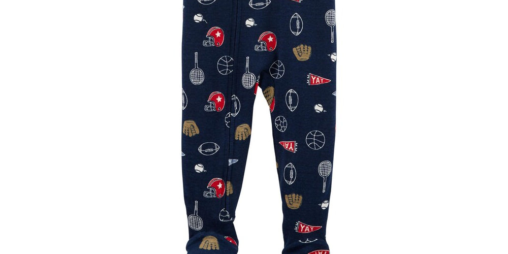 Carter's Boy's PRINT Algodão Sport Azul Tamanho 24MOS