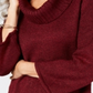 Karen Scott Suéter Feminino Manga Longa Gola Redonda Tamanho Pequeno X-Grande