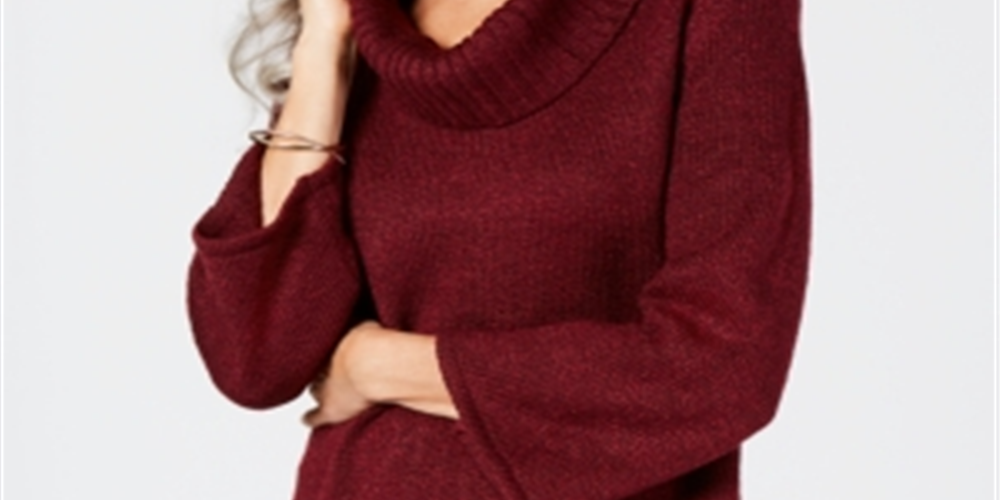 Karen Scott Suéter Feminino Manga Longa Gola Redonda Tamanho Pequeno X-Grande