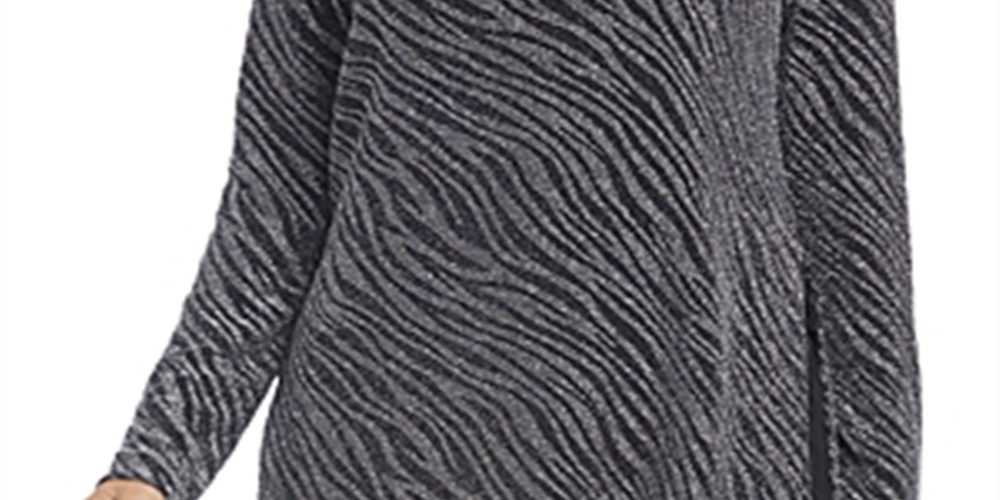 Karen Kane Top Feminino com Fenda Lateral Preto Tamanho X-S