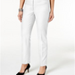 Calça skinny feminina Alfani, branca, tamanho 6, pequena