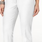 Calça skinny feminina Alfani, branca, tamanho 6, pequena