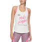 Under Armour Graphic Script Crossback Studio Regata Feminina Branca Tamanho Médio