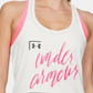 Under Armour Graphic Script Crossback Studio Regata Feminina Branca Tamanho Médio