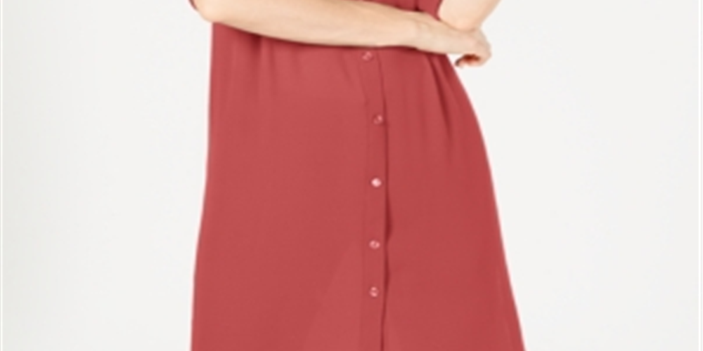 Blusa túnica opulenta feminina Alfani vermelha tamanho extragrande