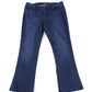 Jeans Bootcut com Controle de Barriga Feminino Style &amp; Co Azul Tamanho 16 S