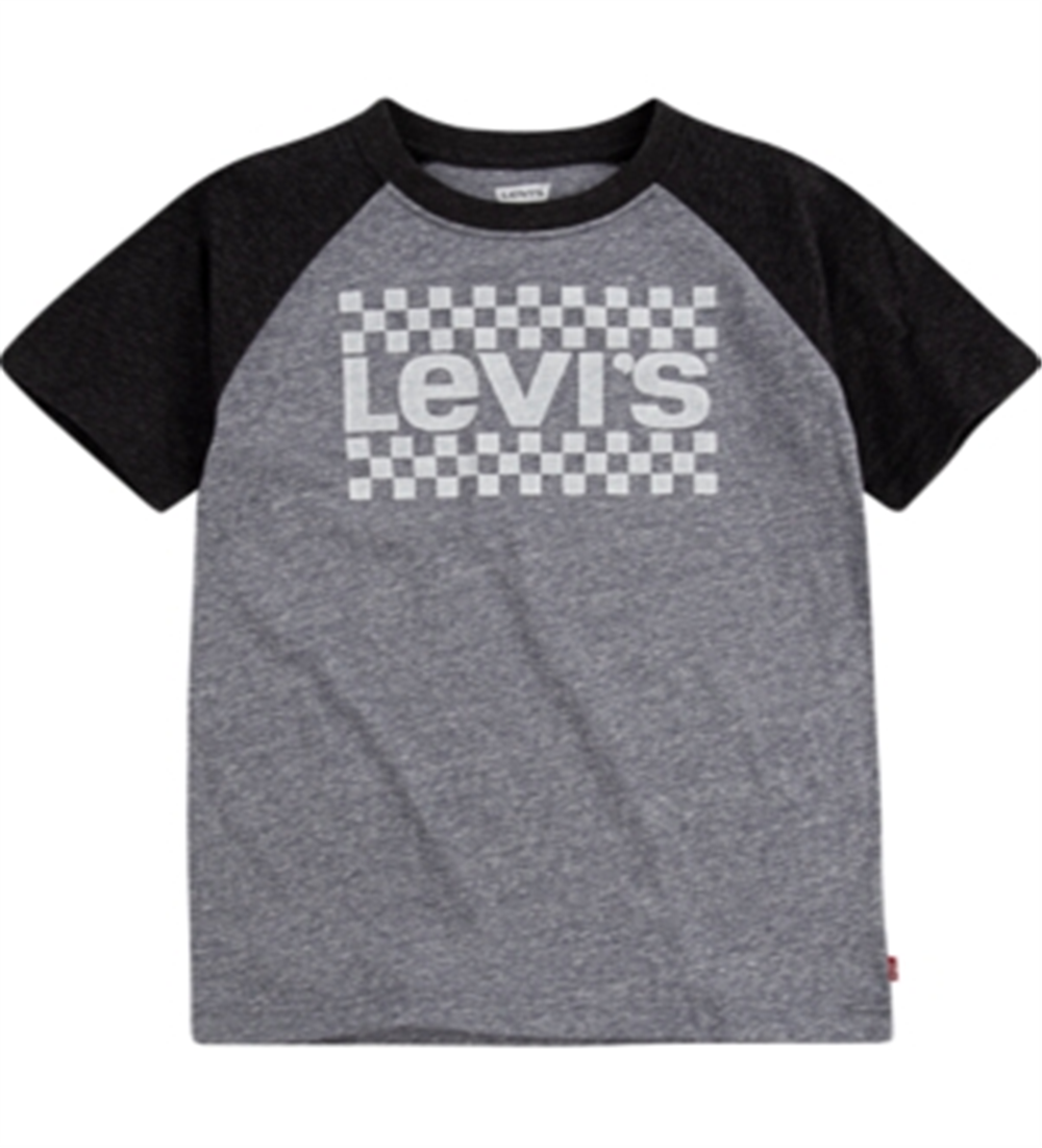 Blusa de malha infantil Levi's azul tamanho médio
