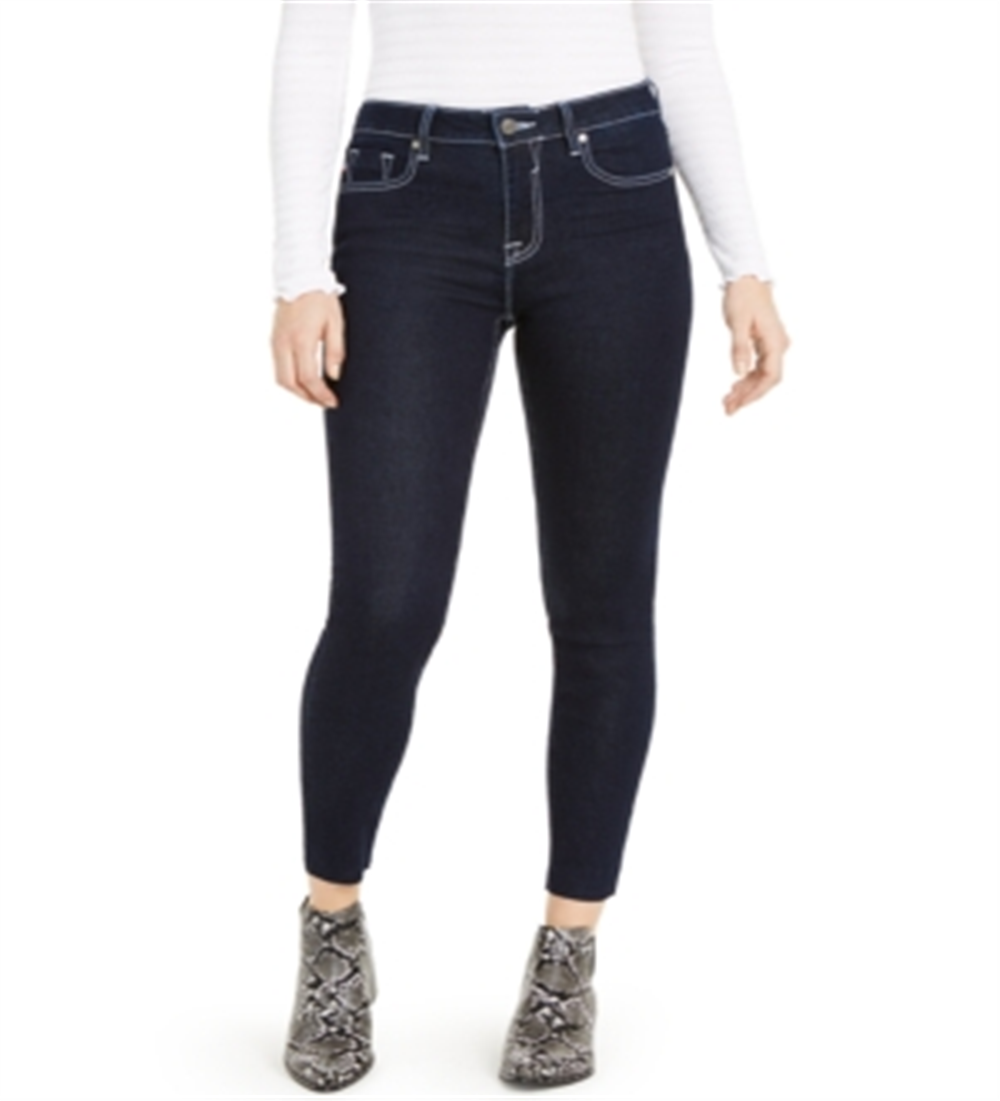 Calça jeans skinny feminina Vigoss Jeans Ace de cintura alta, azul, tamanho 25