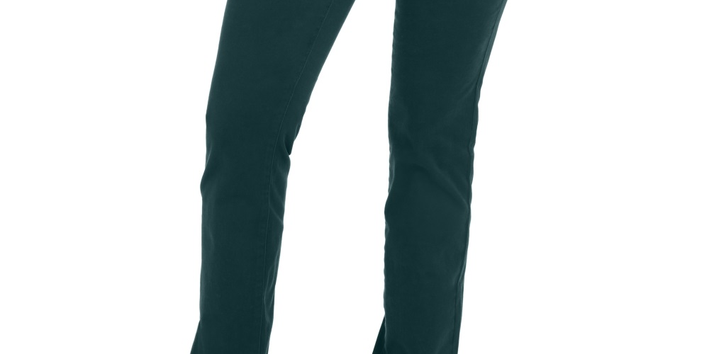 Calça jeans feminina Charter Club Lexington reta, verde, tamanho 14