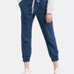Calça jogger jeans Levi's feminina Jet Set Cotton Denim, azul, tamanho X-S
