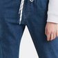 Calça jogger jeans Levi's feminina Jet Set Cotton Denim, azul, tamanho X-S