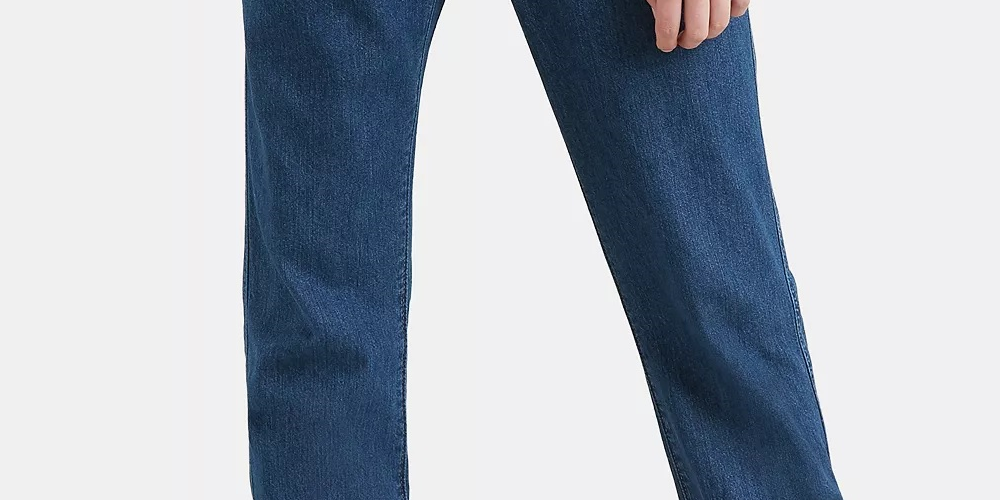 Calça jogger jeans Levi's feminina Jet Set Cotton Denim, azul, tamanho X-S