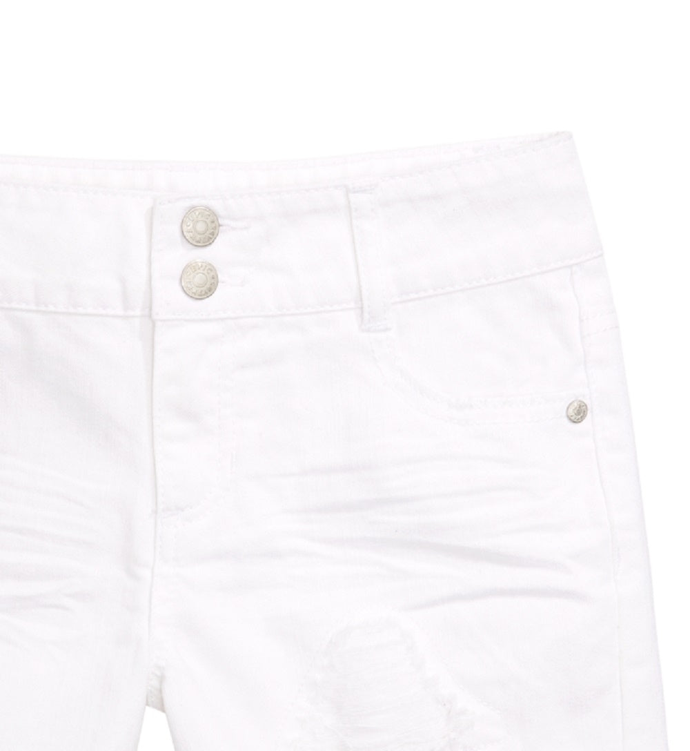 Shorts jeans desfiado para meninas grandes da Epic Threads, tamanho natural 16