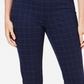 Calça feminina Charter Club Petite Pull On Ponte Knit Azul Tamanho 6 Petite