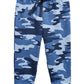 Calça jogger camuflada infantil First Impressions para meninos, tamanho 4T, azul