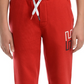 Calça de moletom Tommy Hilfiger Big Boy's Kent com estampa do logotipo vermelha, tamanho XL/20