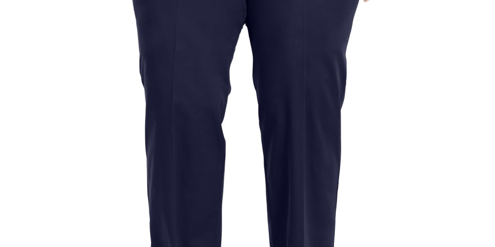 Calça jeans feminina Charter Club Plus Tummy Control, azul, tamanho 14W