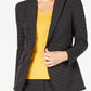 Blazer feminino Anne Klein Microdot preto tamanho 6