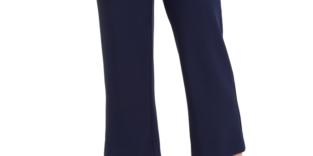 Calça curta de sarja estilo marinheiro feminina Charter Club, azul, tamanho 14