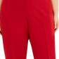 Calça feminina Anne Klein Plus com elástico na frente, tamanho 14W, vermelha