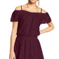 Vestido American Rag Feminino de Renda com Ombros à Mostra Vermelho Tamanho Médio