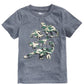 Camiseta camuflada infantil Epic Threads para meninos, tamanho 4, cinza