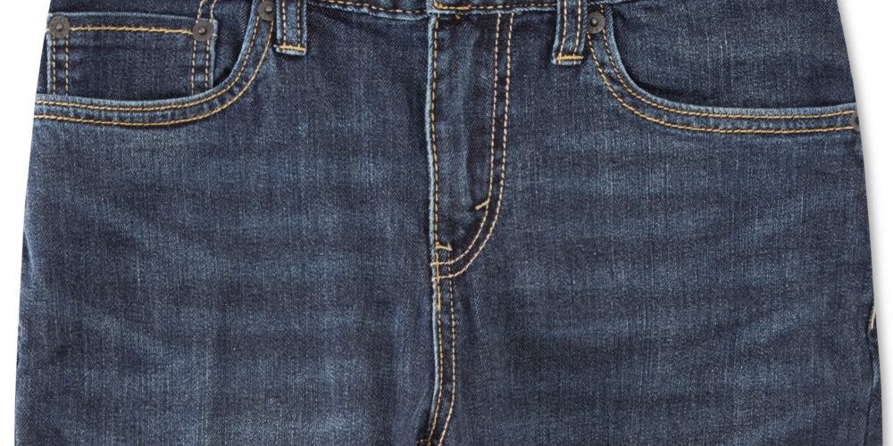 Shorts jeans Levi's 511 Stretch Performance para meninos, azul médio, tamanho 14