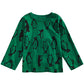 Camiseta infantil de algodão com estampa de pinguim First Impressions para meninos, tamanho 3T, verde