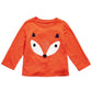 Camiseta infantil Cotton Fox da First Impressions, tamanho 6 meses, laranja