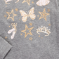 Camiseta infantil feminina Ballet Crown da Epic Threads, cinza, tamanho 2T