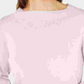 Karen Scott Suéter Feminino Gola Bateau Manga Longa Rosa Tamanho X-G