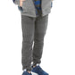 Calça Jogger Moto Knit Epic Threads Big Boy's Cinza Tamanho Grande