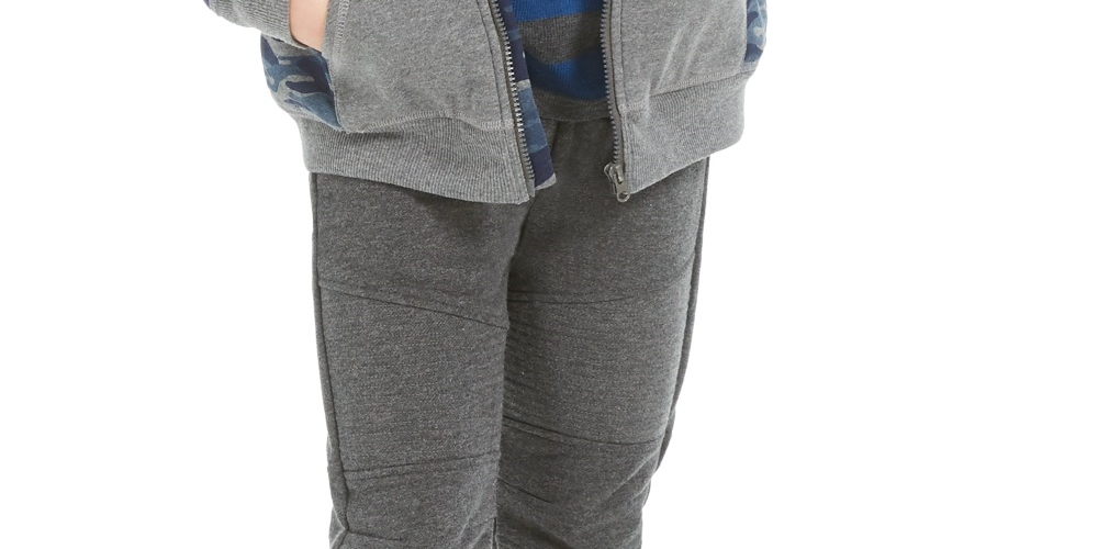 Calça Jogger Moto Knit Epic Threads Big Boy's Cinza Tamanho Grande