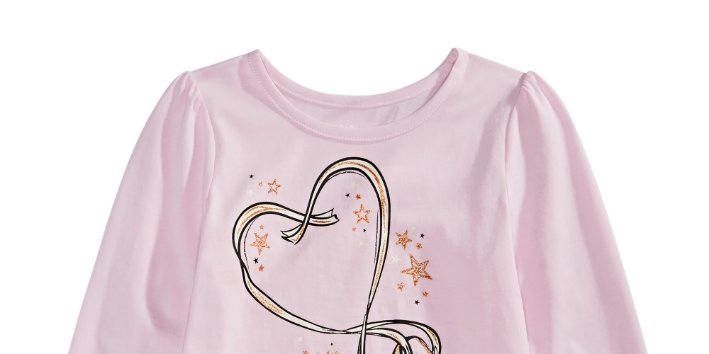 Camiseta infantil Epic Threads para meninas, sapatilhas de balé, rosa, tamanho 2T