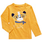 Camiseta infantil de algodão Smart Dog First Impressions para meninos, tamanho dourado, 12 meses