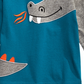 Camiseta infantil First Impressions Baby Boys Dragon Azul Tamanho 24