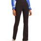 Calça feminina de malha bootcut SeaPonte da INC International Concepts, marrom, tamanho 18