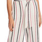 Macacão feminino Vince Camuto Canyon Stripe sem mangas em mistura de linho rosa tamanho médio