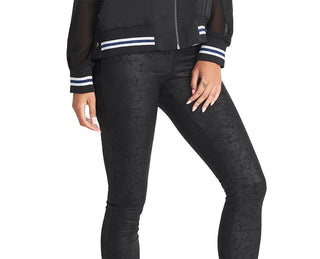 Leggings femininas Addison Rachel Rachel Roy pretas tamanho XXG