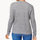 Karen Scott Cardigan Feminino Marled Branco Tamanho PL