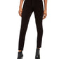 Jeans Hilary Velvet de cintura alta feminino, preto, tamanho 31